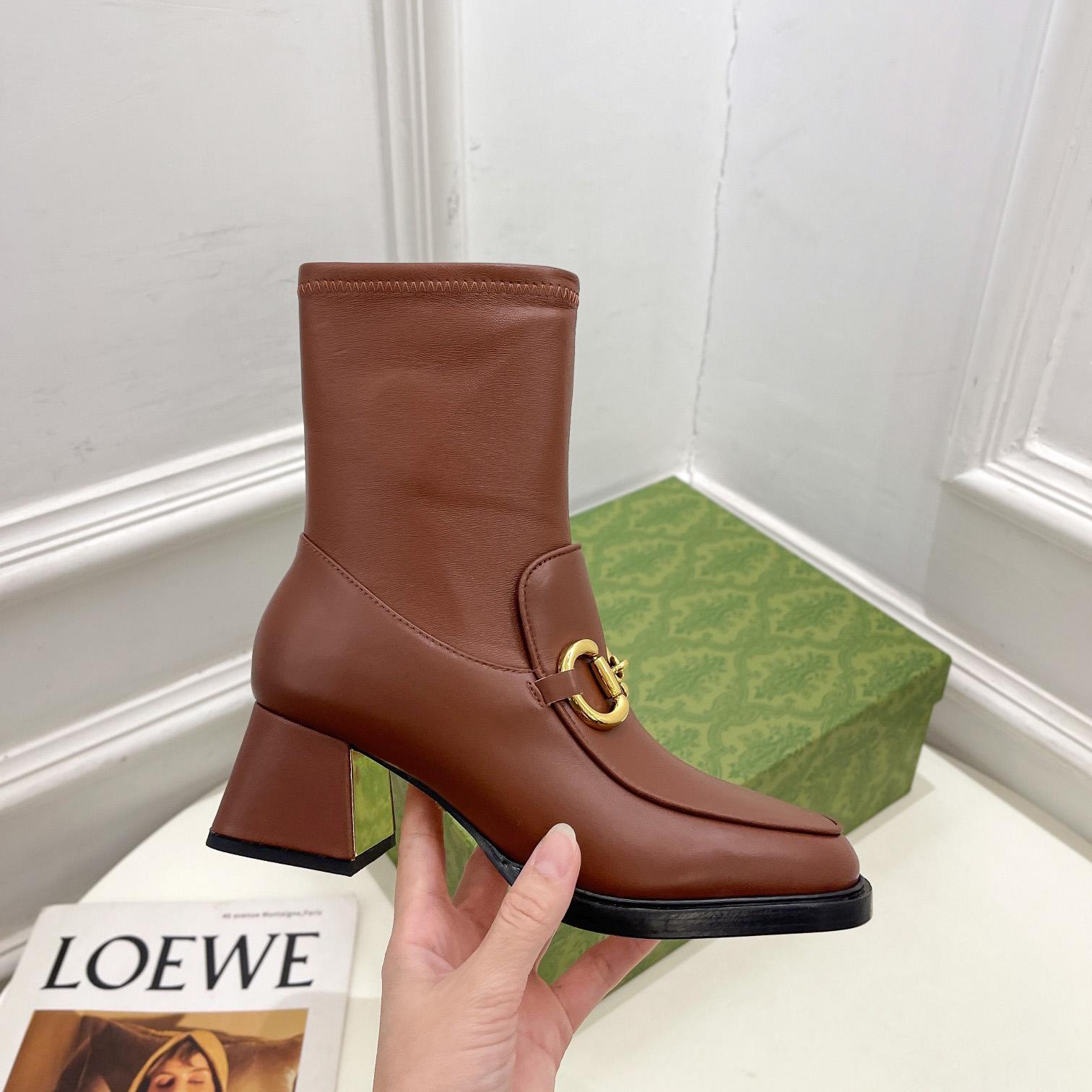 Gucci Women's Boots With Horsebit - DopestKickz