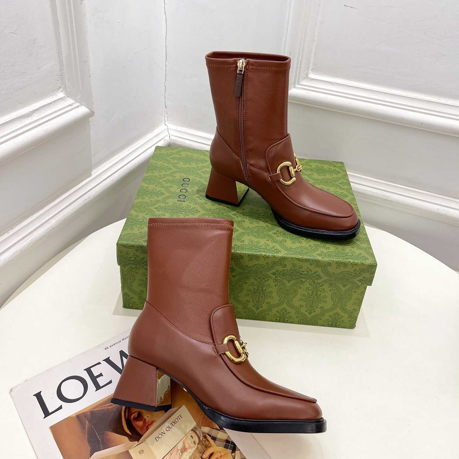 Gucci Women's Boots With Horsebit - DopestKickz