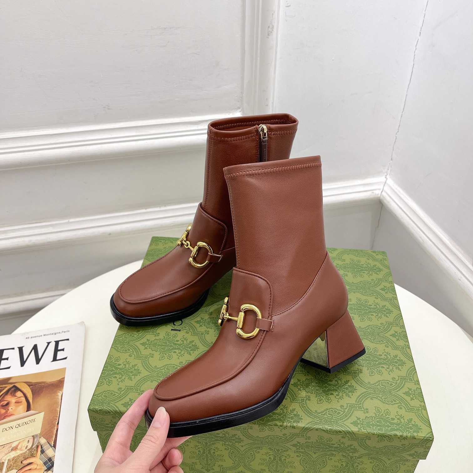Gucci Women's Boots With Horsebit - DopestKickz