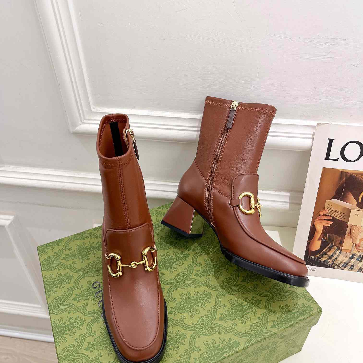 Gucci Women's Boots With Horsebit - DopestKickz