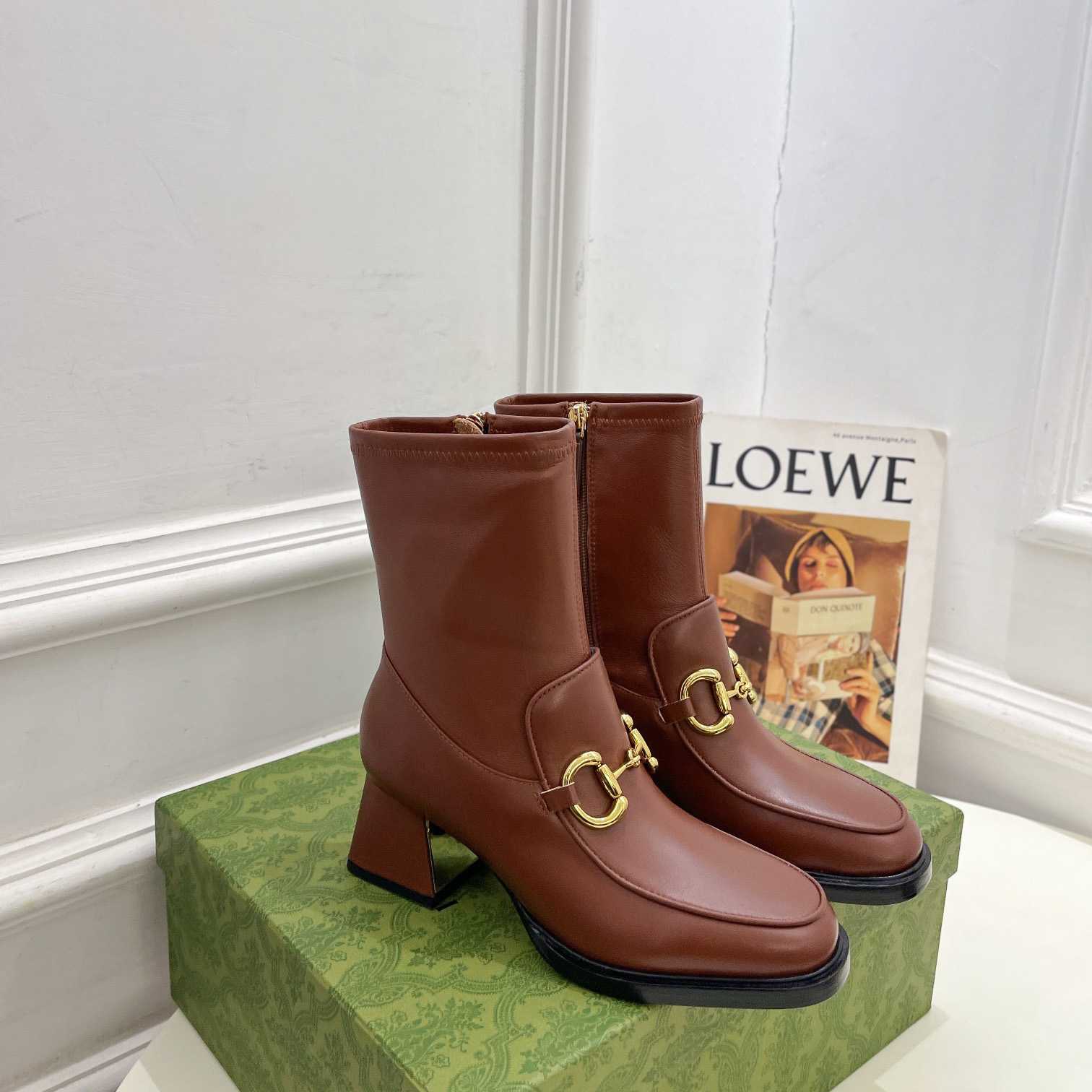Gucci Women's Boots With Horsebit - DopestKickz