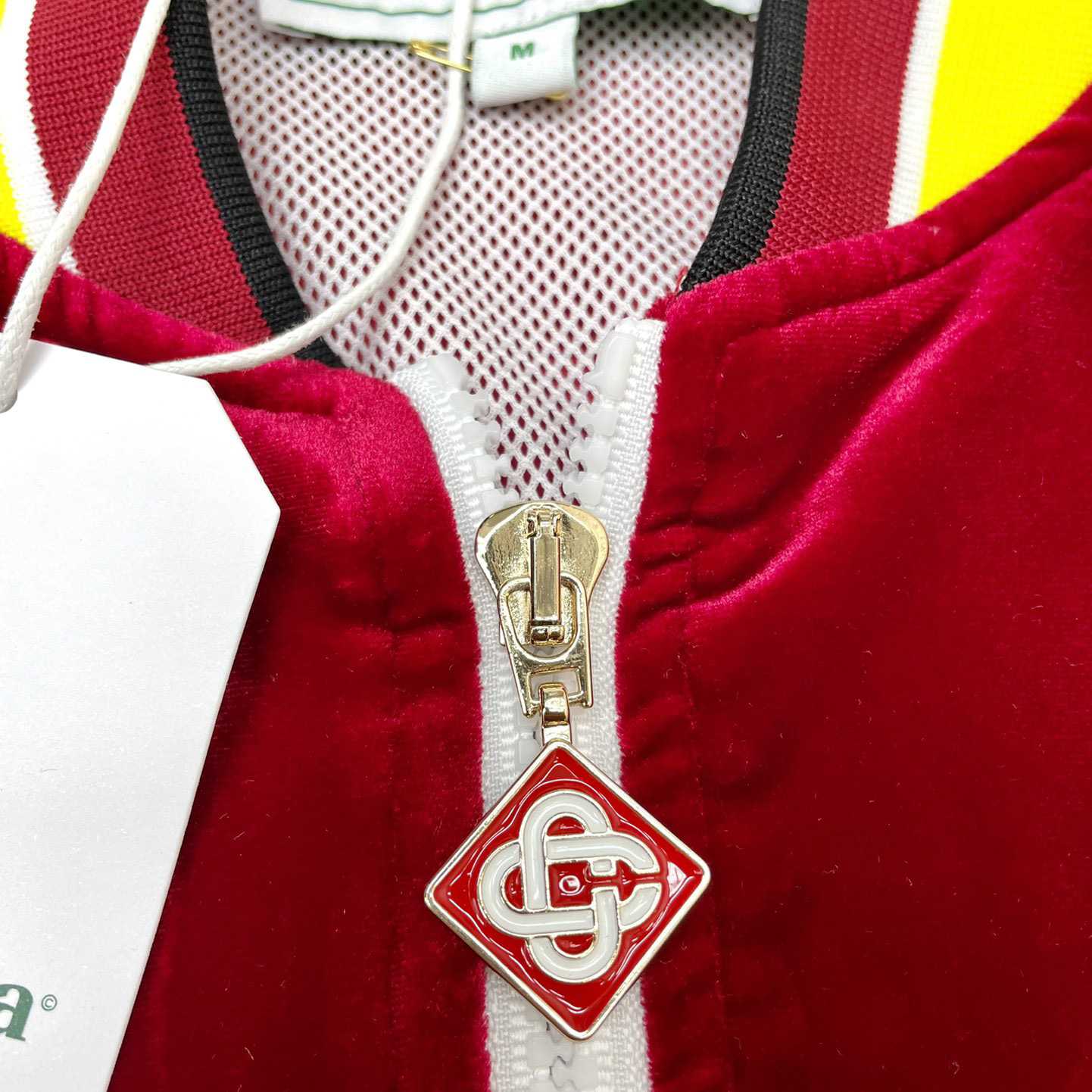 Casablanca Laurel Logo Patch Zipped Track Jacket - DopestKickz