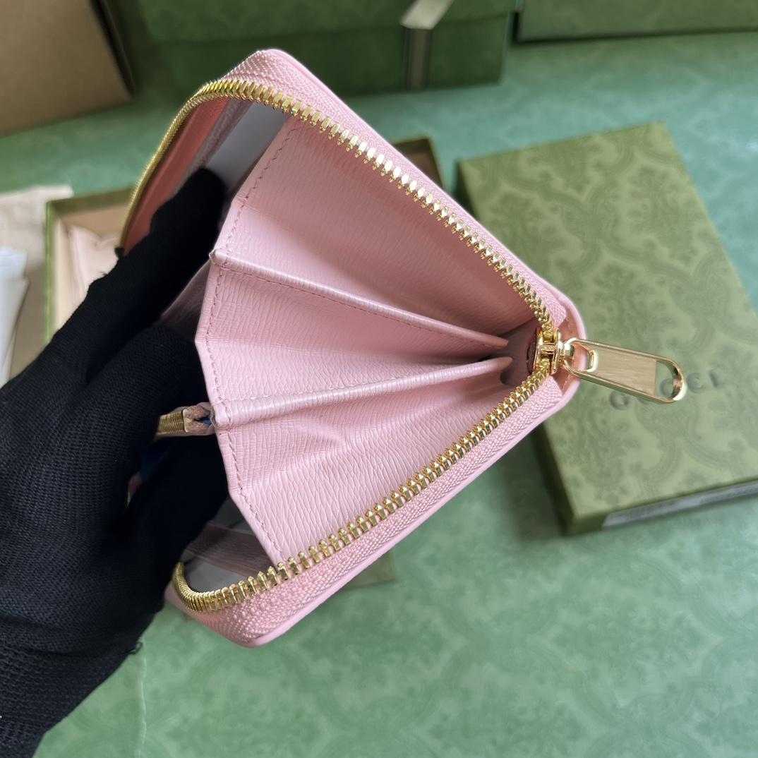 Gucci Zip Around Wallet With Gucci Script (20x 12.5 x4cm) - DopestKickz