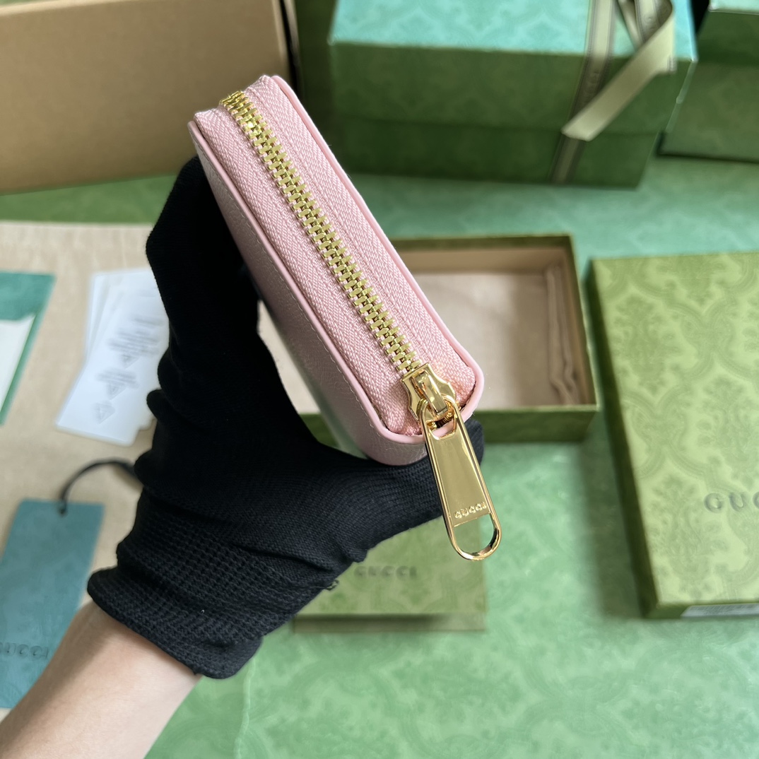 Gucci Zip Around Wallet With Gucci Script (20x 12.5 x4cm) - DopestKickz