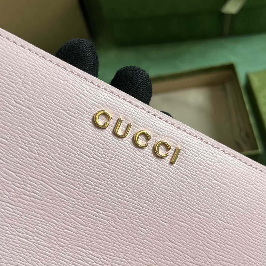 Gucci Zip Around Wallet With Gucci Script (20x 12.5 x4cm) - DopestKickz