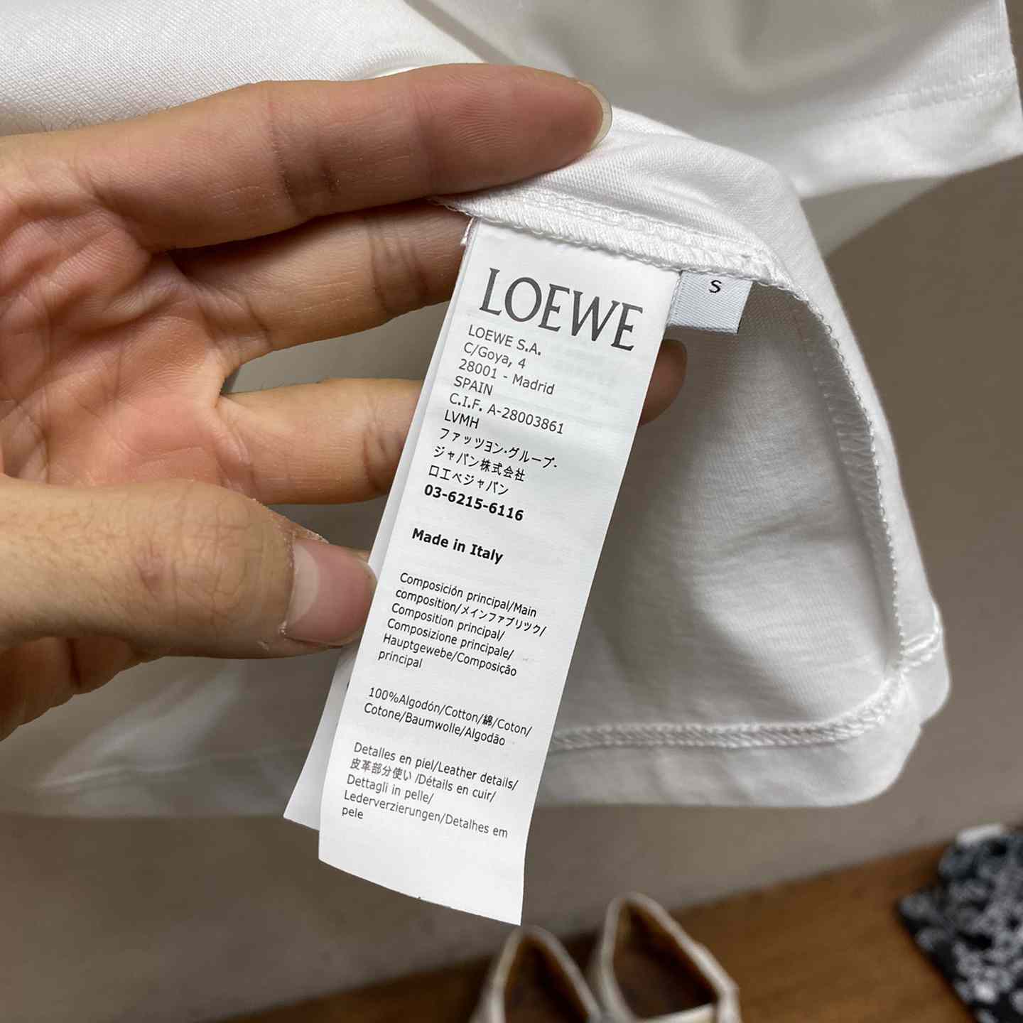 Loewe Relaxed fit T-shirt In Cotton - DopestKickz
