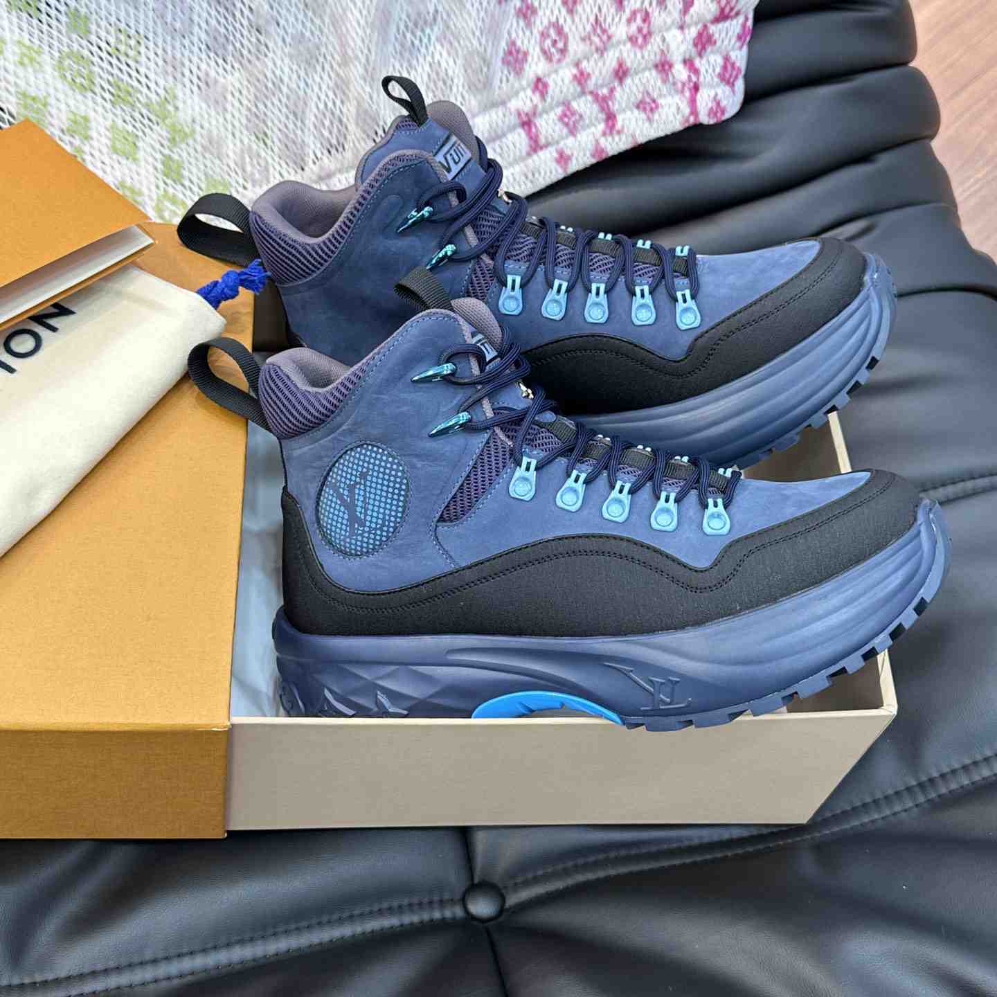 Balenciaga LV Discovery Ankle Boot - DopestKickz