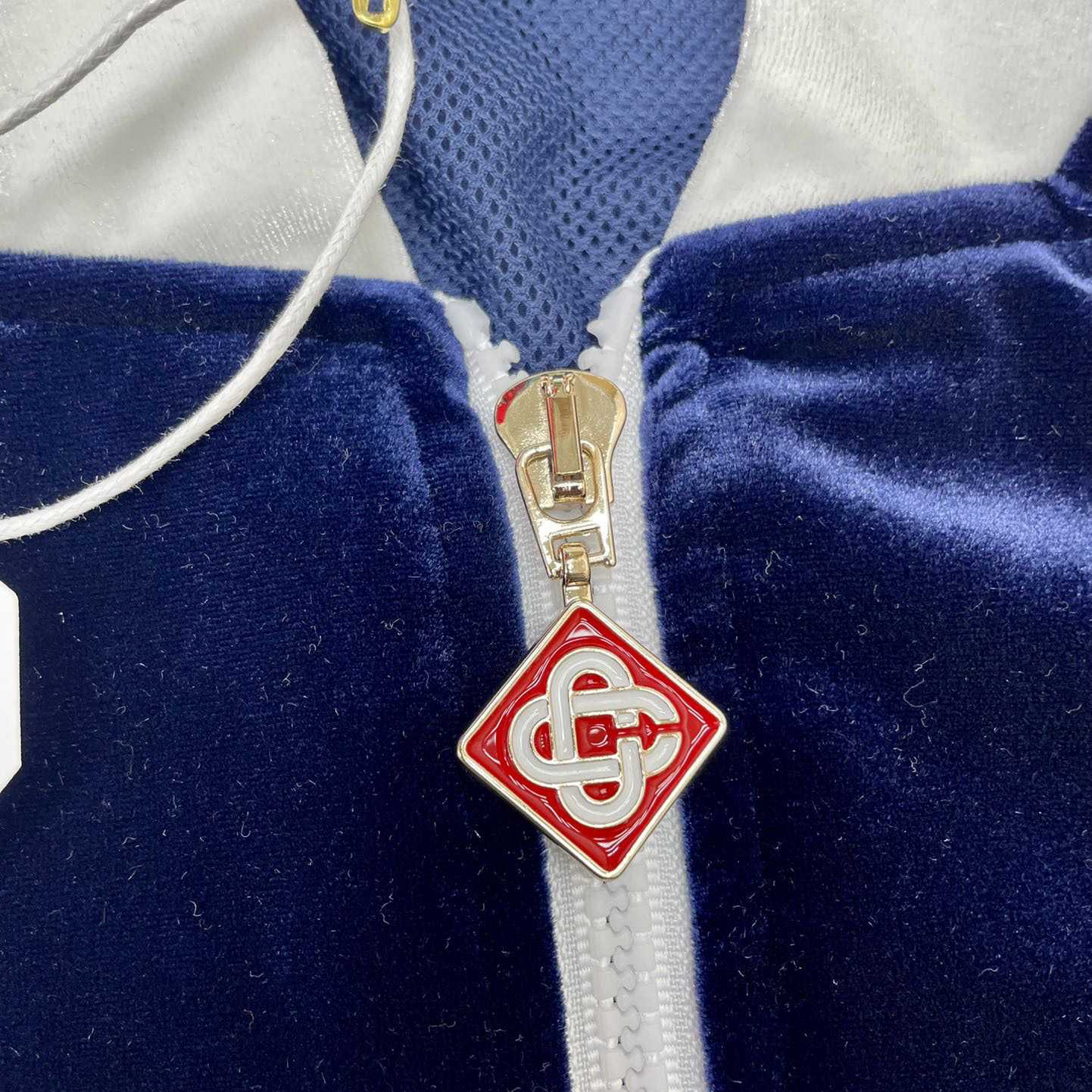 Casablanca Laurel Logo Patch Zipped Track Jacket - DopestKickz