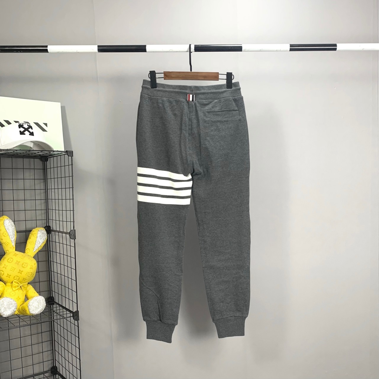 Thom Browne Four-Bar Detailed Track Pants - DopestKickz