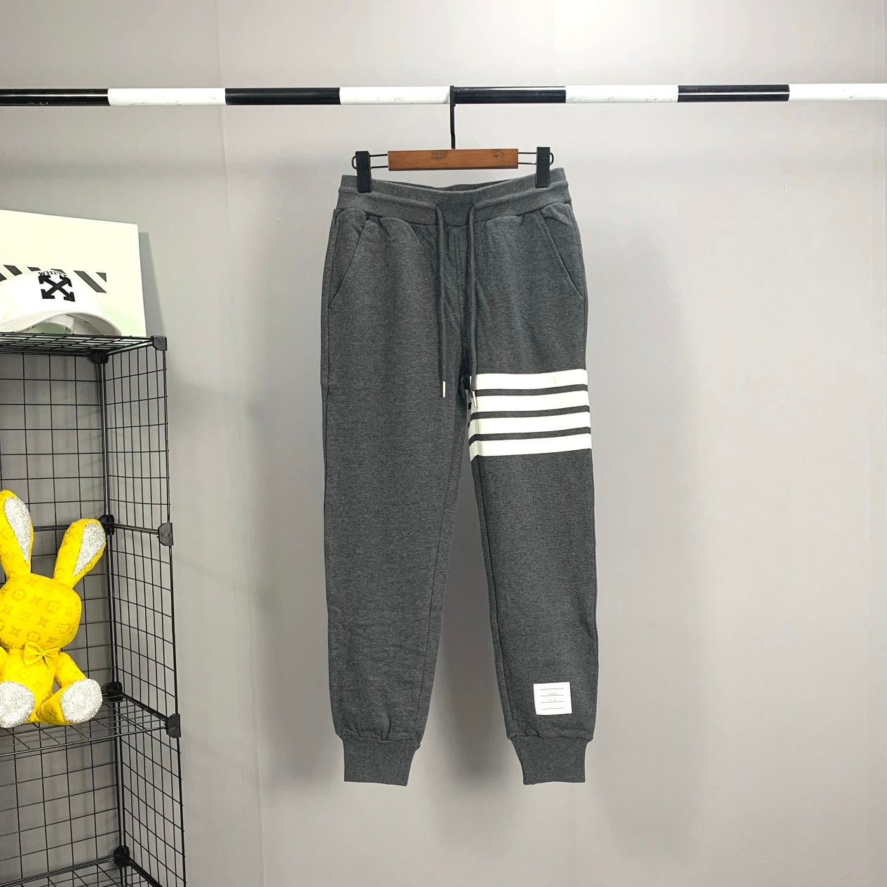 Thom Browne Four-Bar Detailed Track Pants - DopestKickz