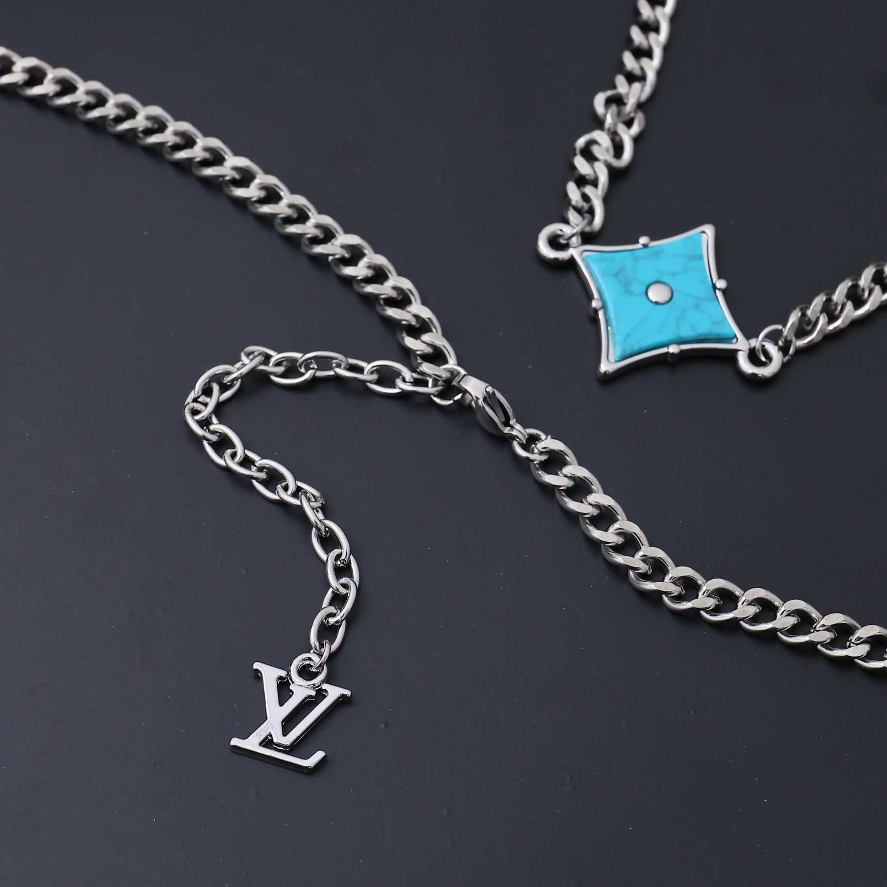 Louis Vuitton Monogram Sunrise Necklace - DopestKickz