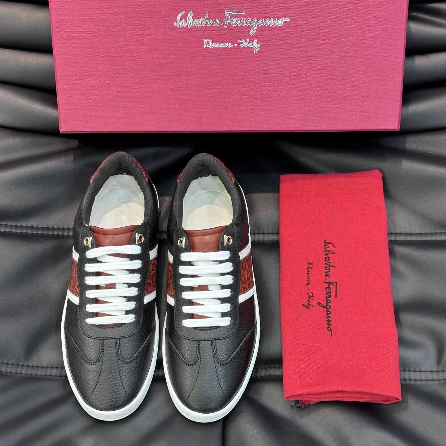 Ferragamo Low Cut Sneaker - DopestKickz