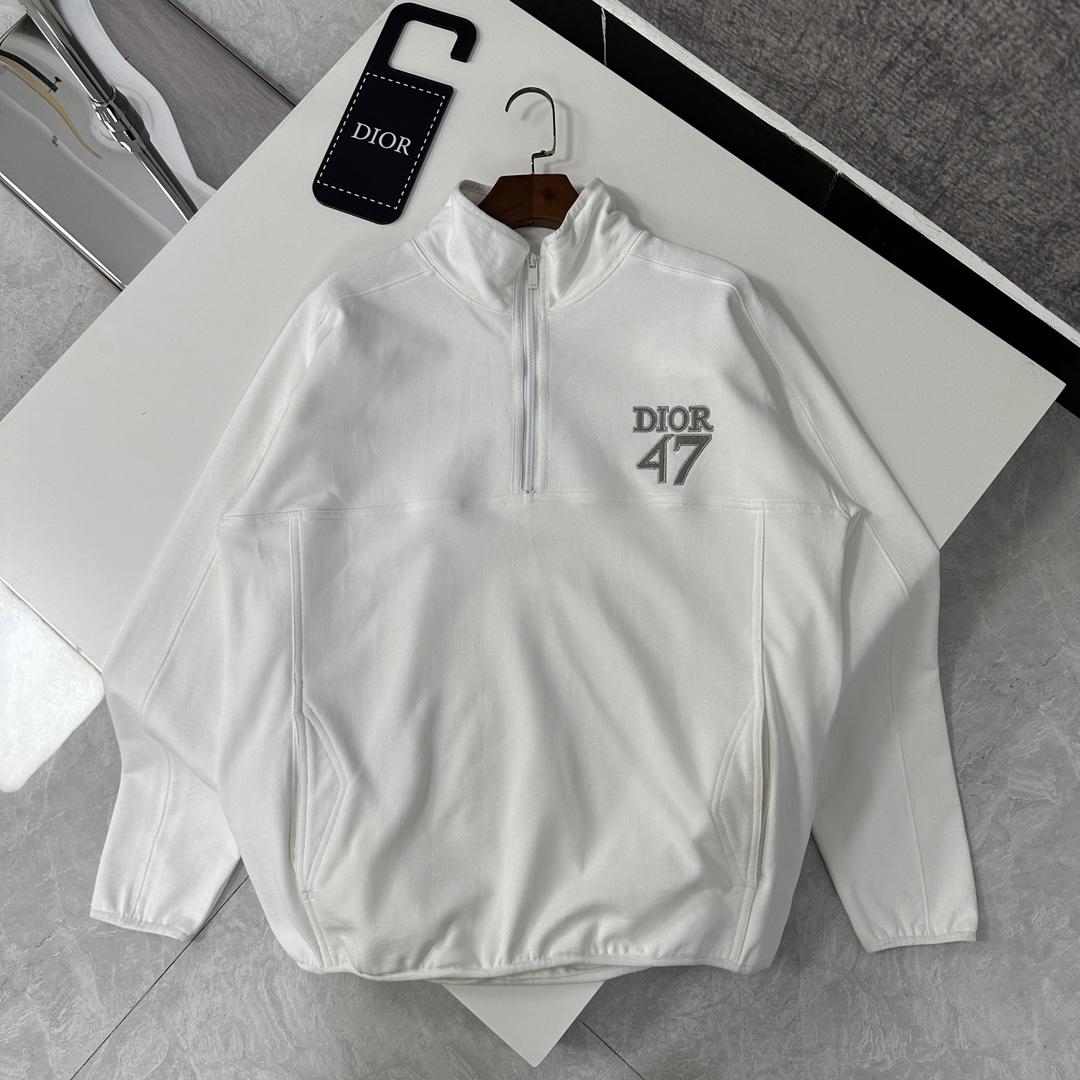 Dior Regular-fit Sweater With Stand Collar - DopestKickz