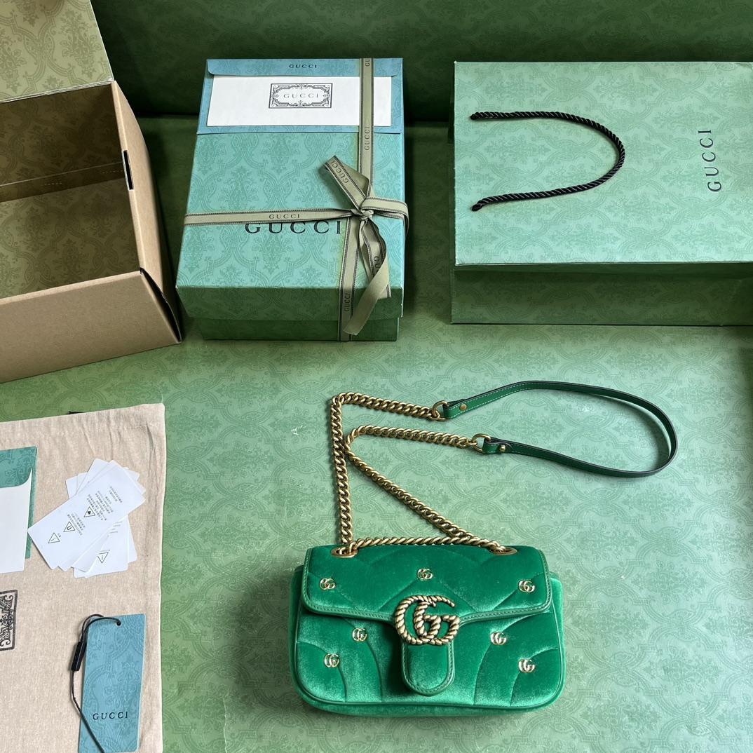 Gucci GG Marmont Mini Shoulder Bag - DopestKickz