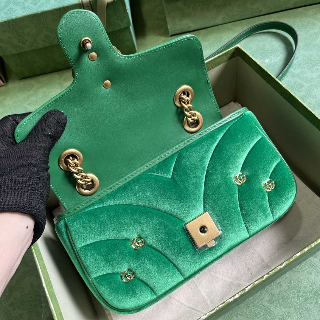 Gucci GG Marmont Mini Shoulder Bag - DopestKickz