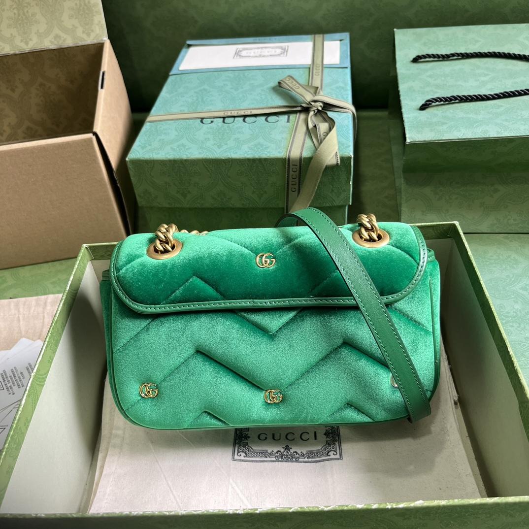 Gucci GG Marmont Mini Shoulder Bag - DopestKickz