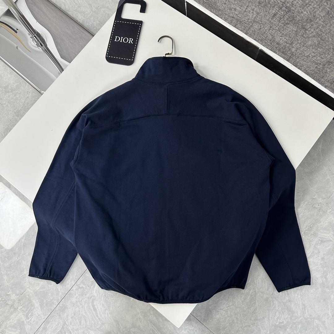 Dior Regular-fit Sweater With Stand Collar - DopestKickz