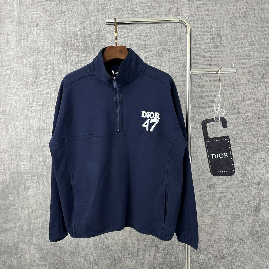 Dior Regular-fit Sweater With Stand Collar - DopestKickz
