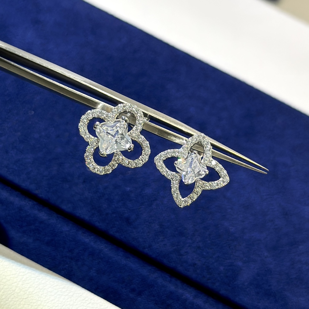 Louis Vuitton Monogram Earrings - DopestKickz