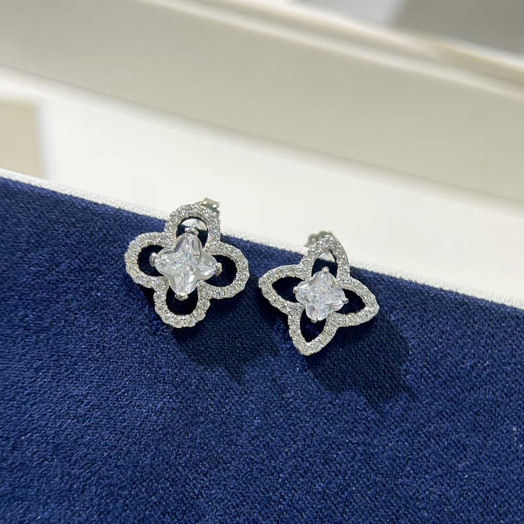 Louis Vuitton Monogram Earrings - DopestKickz