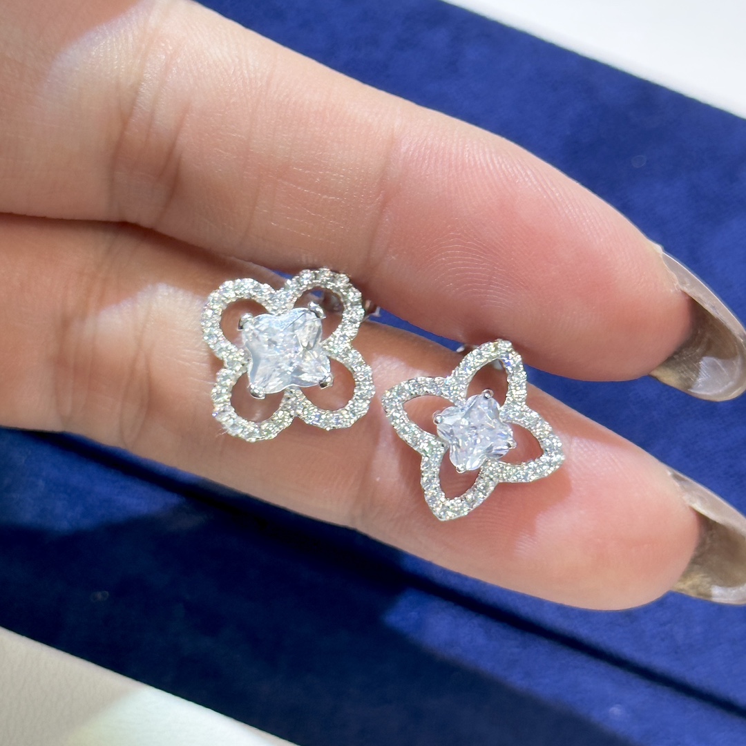 Louis Vuitton Monogram Earrings - DopestKickz