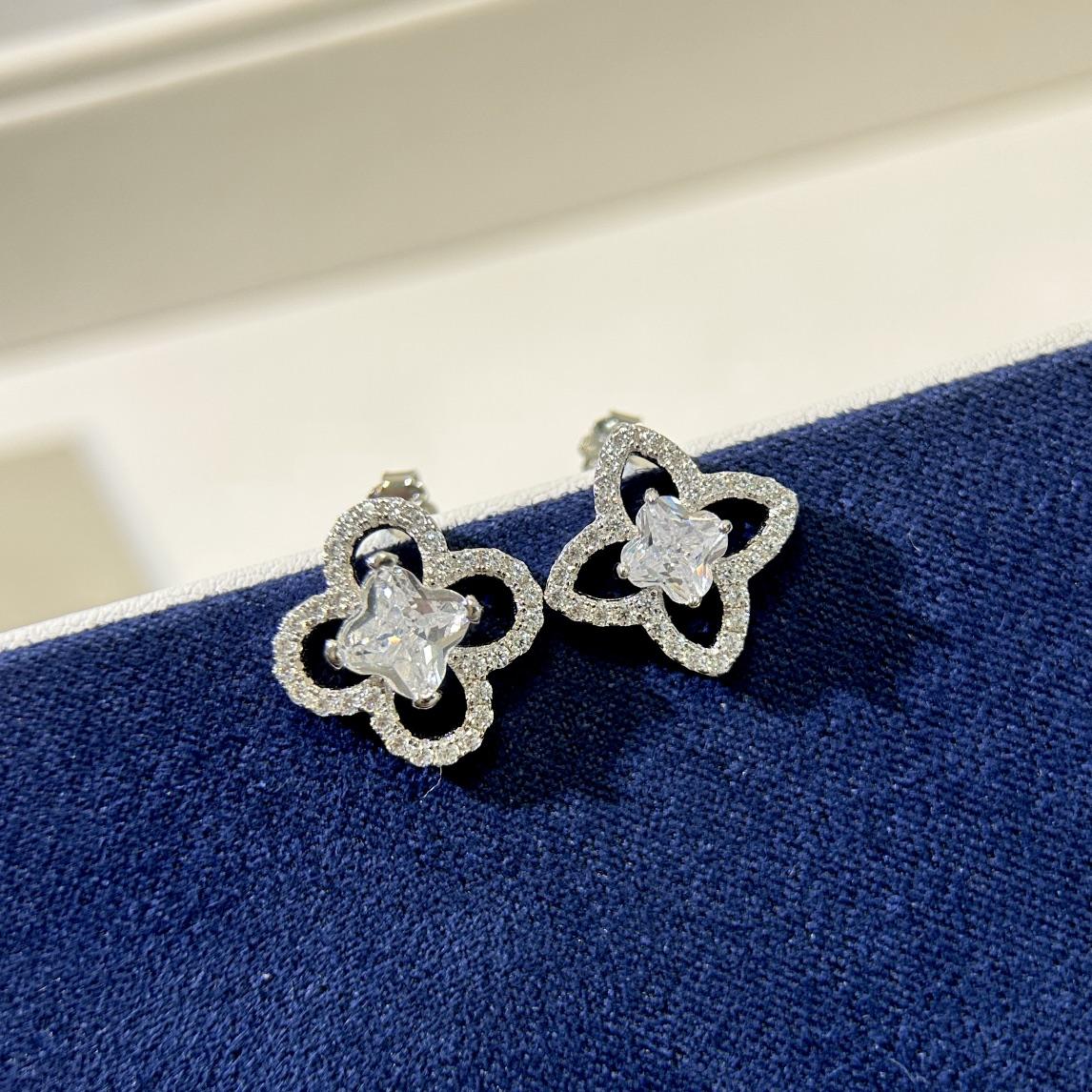 Louis Vuitton Monogram Earrings - DopestKickz