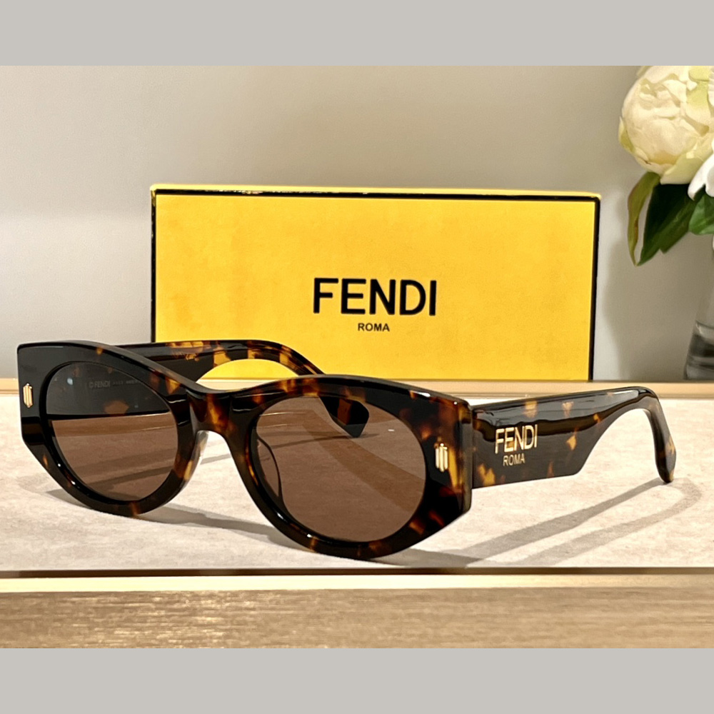 Fendi Roma Havana Acetate Sunglasses   FE40125F  - DopestKickz