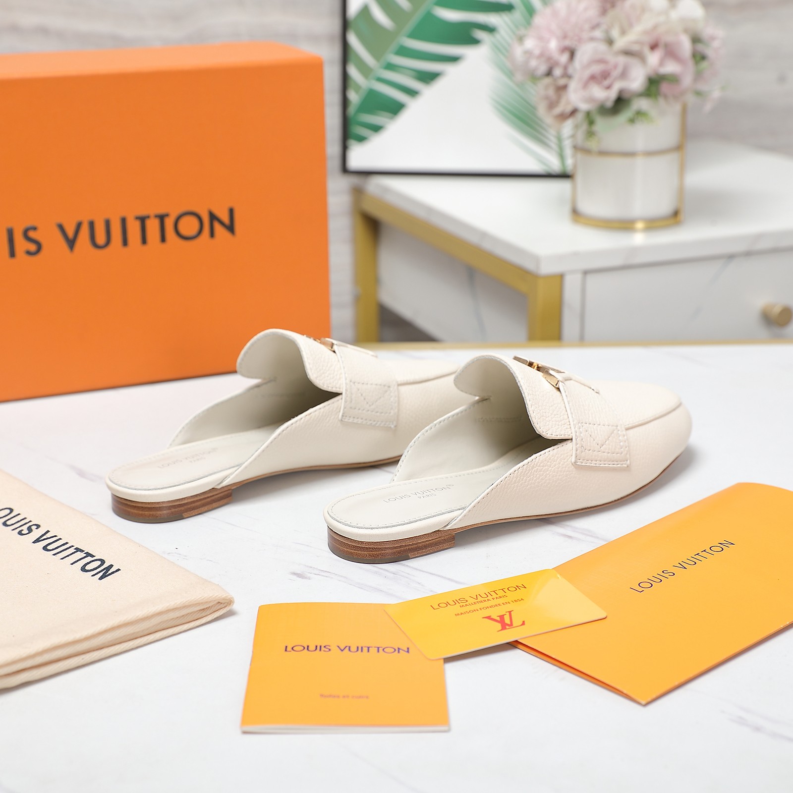 Louis Vuitton LV Capri Open Back Loafer - DopestKickz