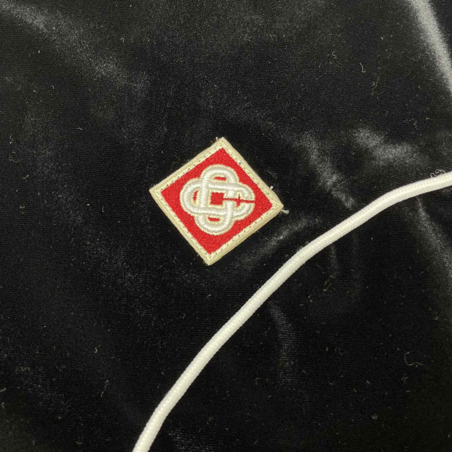 Casablanca Laurel Logo Patch Zipped Track Jacket - DopestKickz