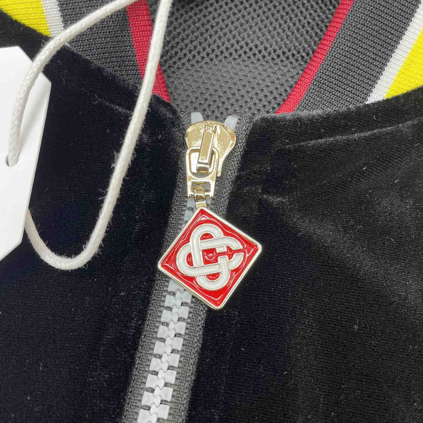 Casablanca Laurel Logo Patch Zipped Track Jacket - DopestKickz