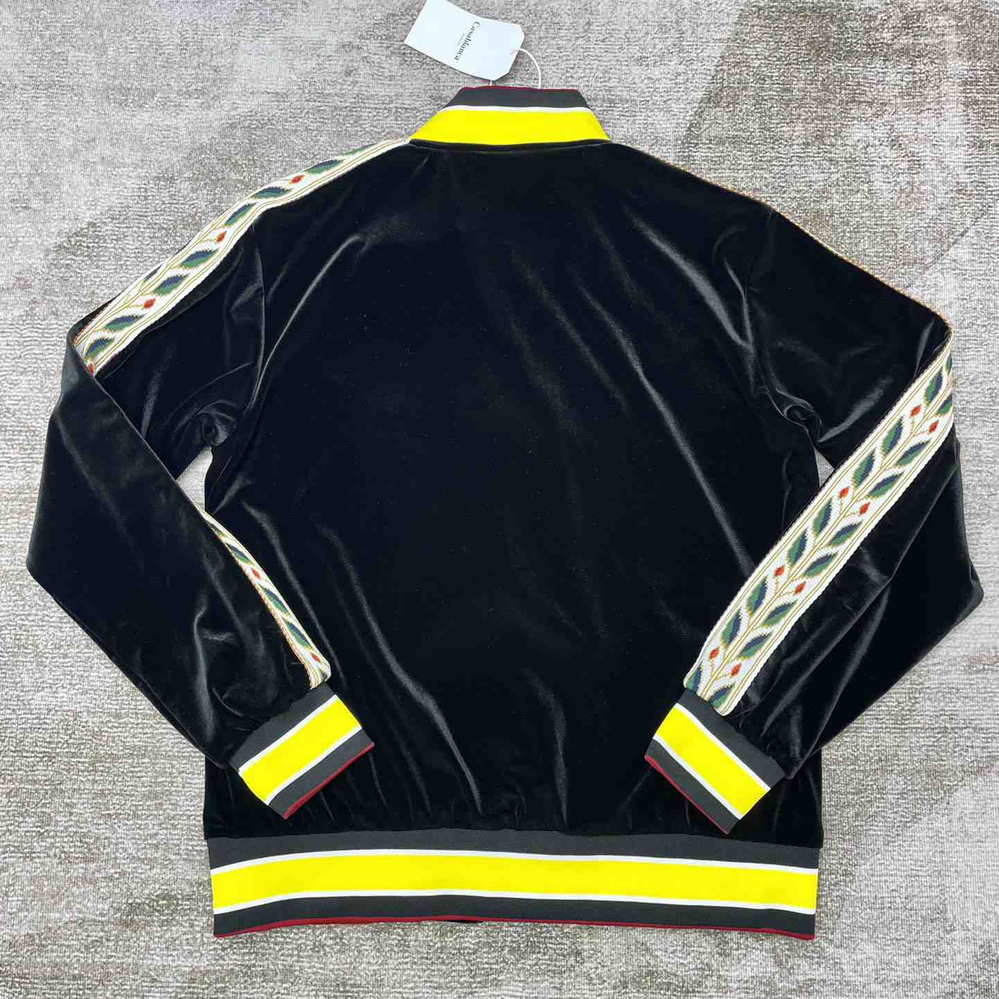 Casablanca Laurel Logo Patch Zipped Track Jacket - DopestKickz