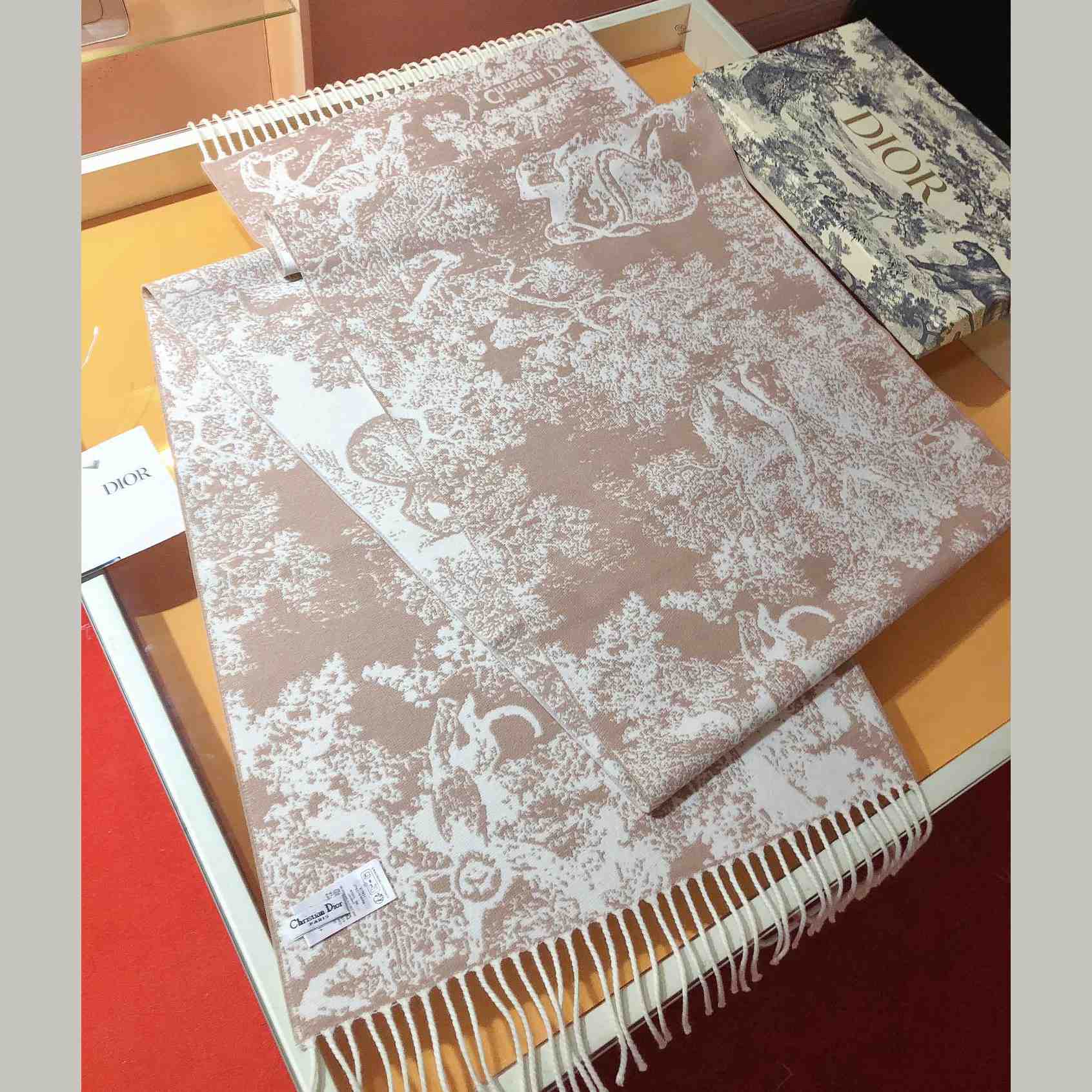 Dior Toile De Jouy Sauvage Scarf  - DopestKickz