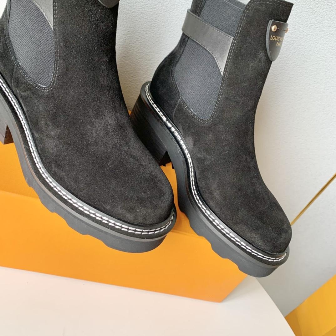Louis Vuitton LV Beaubourg Ankle Boot - DopestKickz