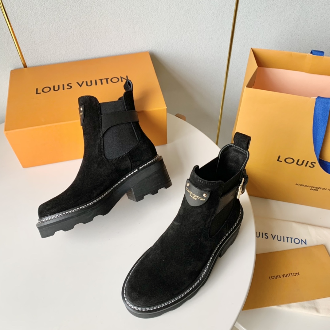 Louis Vuitton LV Beaubourg Ankle Boot - DopestKickz