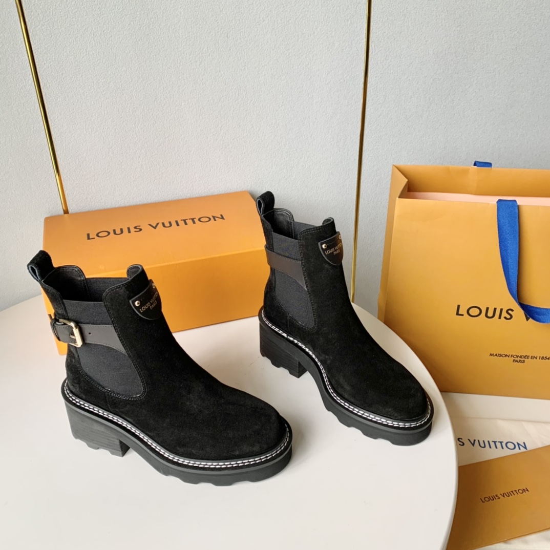 Louis Vuitton LV Beaubourg Ankle Boot - DopestKickz