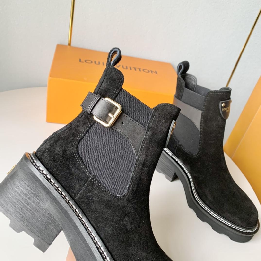 Louis Vuitton LV Beaubourg Ankle Boot - DopestKickz