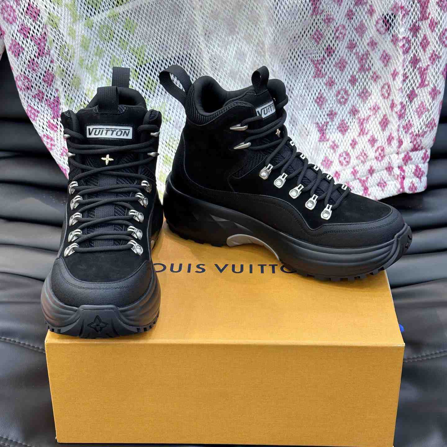 Balenciaga LV Discovery Ankle Boot - DopestKickz