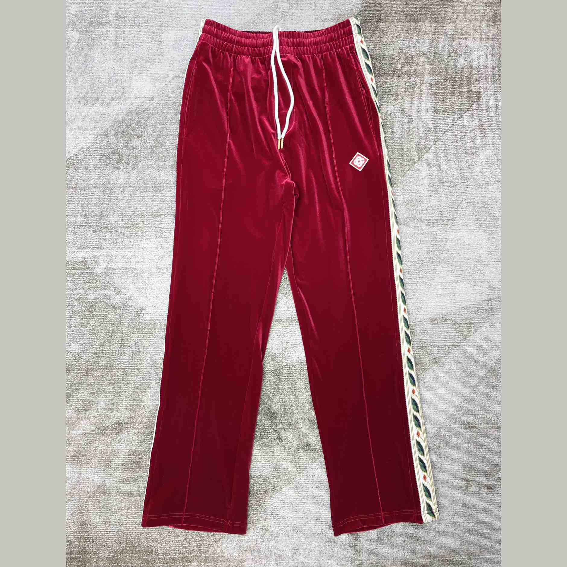 Casablanca Laurel Velour Tracksuit Bottoms - DopestKickz