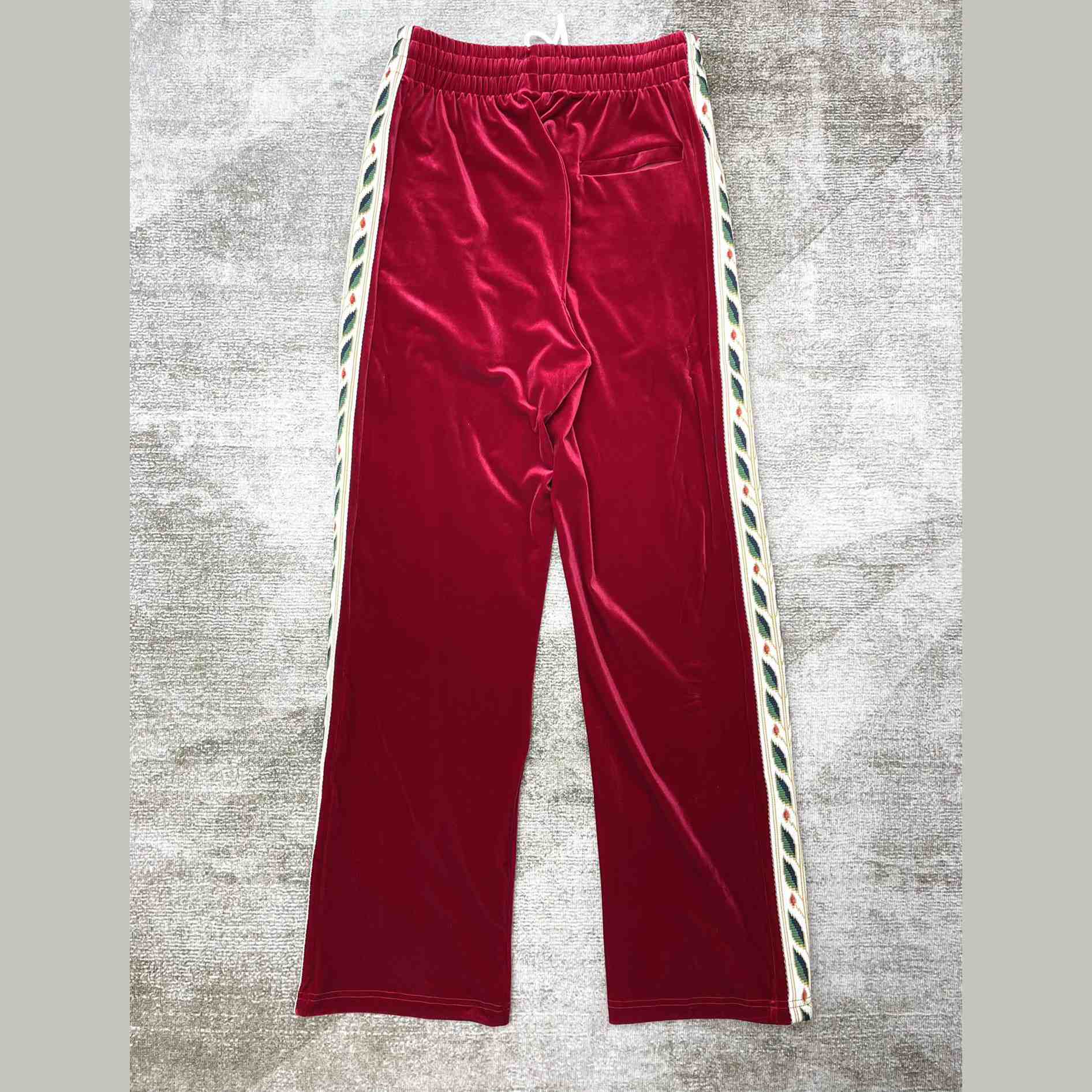 Casablanca Laurel Velour Tracksuit Bottoms - DopestKickz