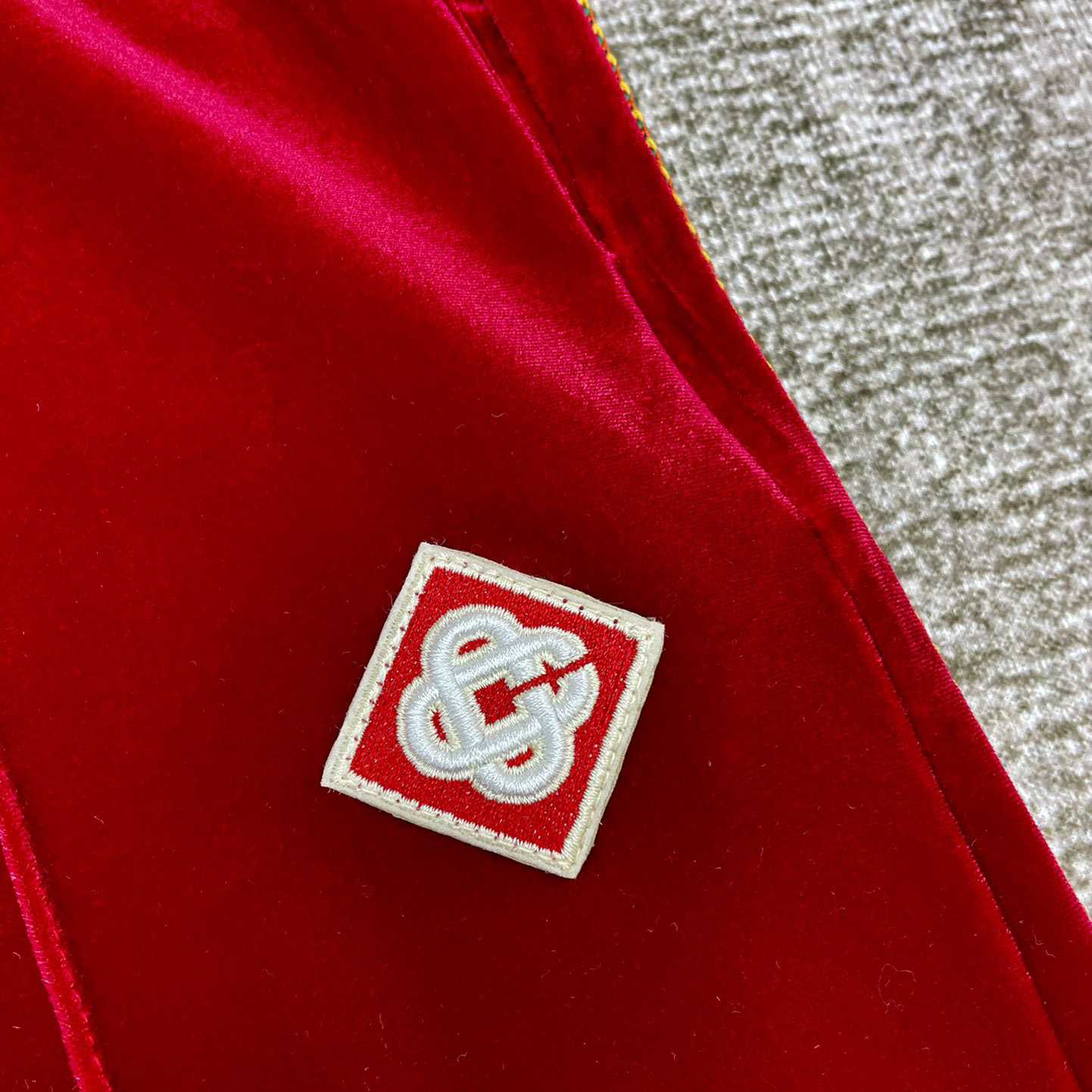 Casablanca Laurel Velour Tracksuit Bottoms - DopestKickz