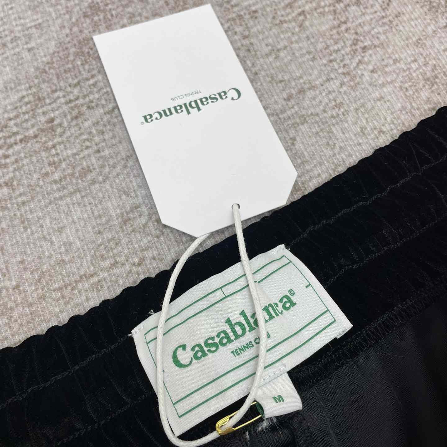 Casablanca Laurel Velour Tracksuit Bottoms - DopestKickz
