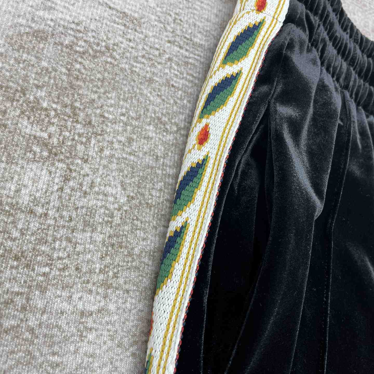 Casablanca Laurel Velour Tracksuit Bottoms - DopestKickz