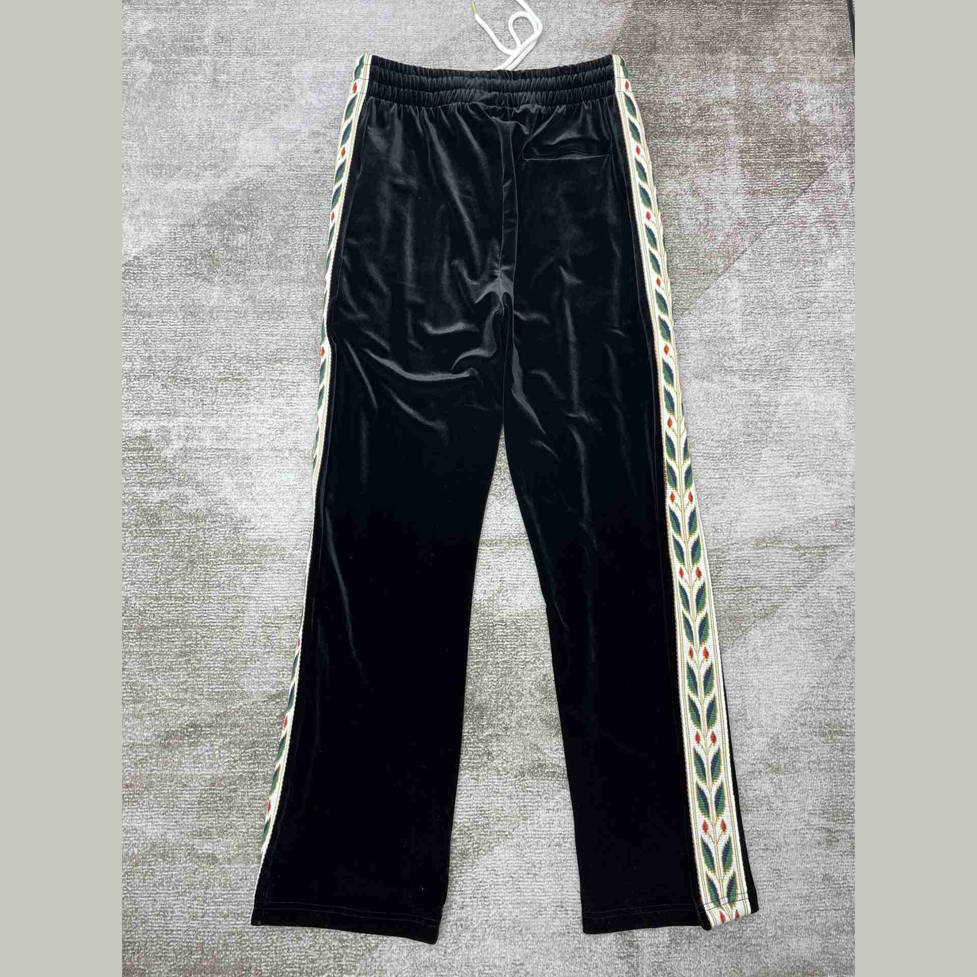 Casablanca Laurel Velour Tracksuit Bottoms - DopestKickz