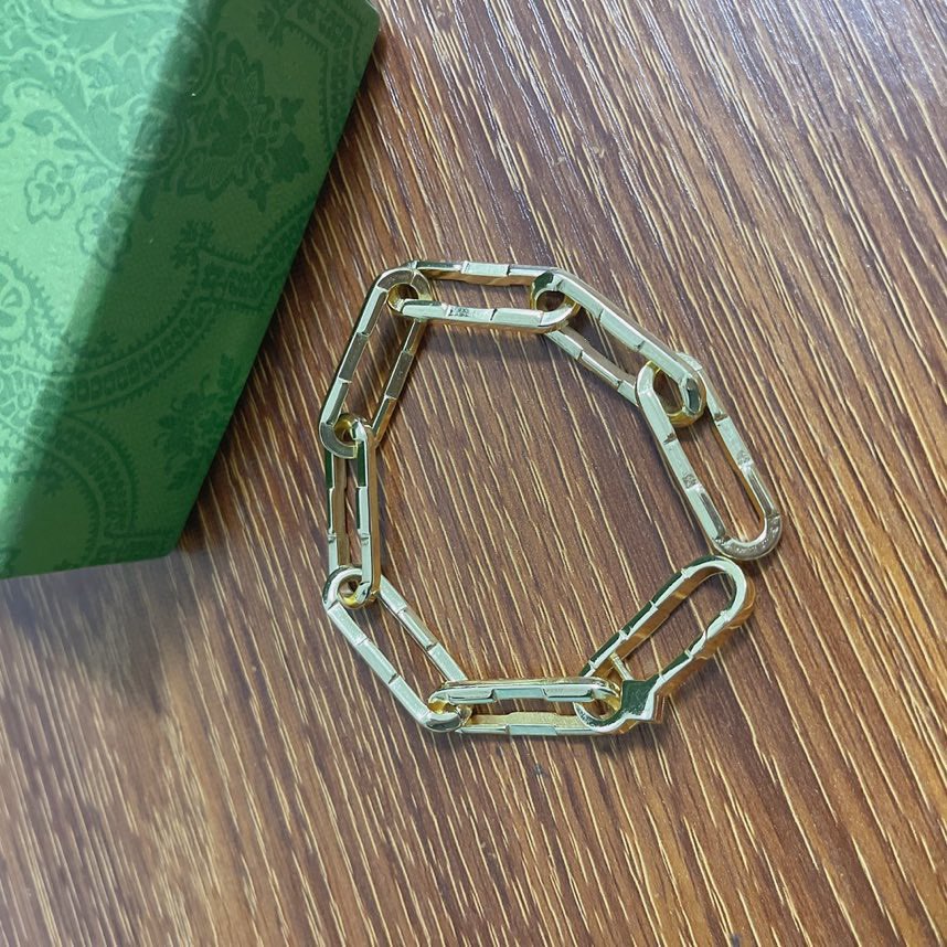 Gucci Link To Love Wide Chain Bracelet - DopestKickz