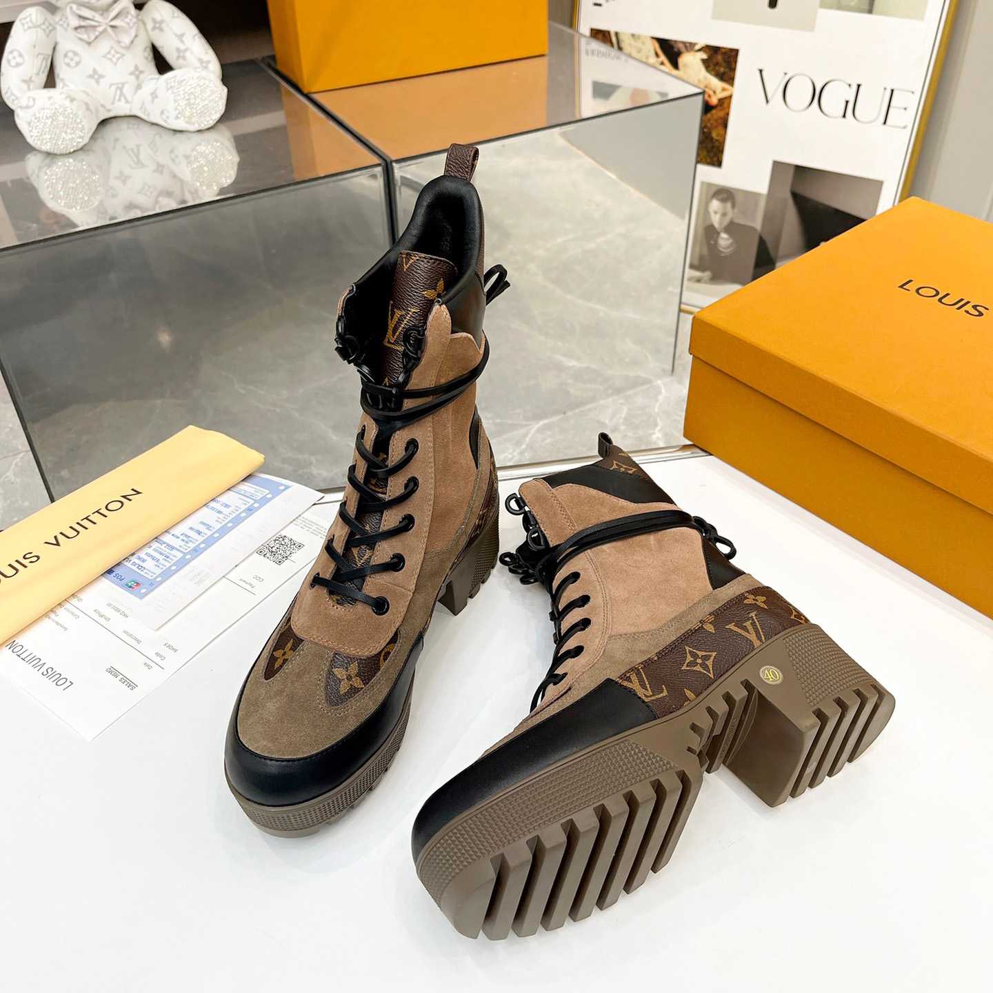Louis Vuitton Laureate Desert Boots  - DopestKickz
