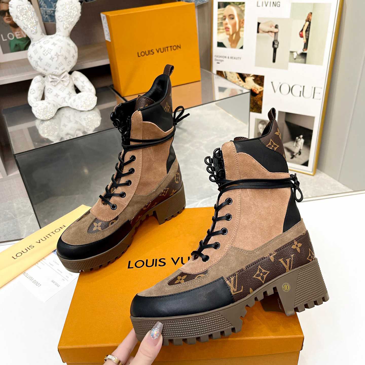 Louis Vuitton Laureate Desert Boots  - DopestKickz