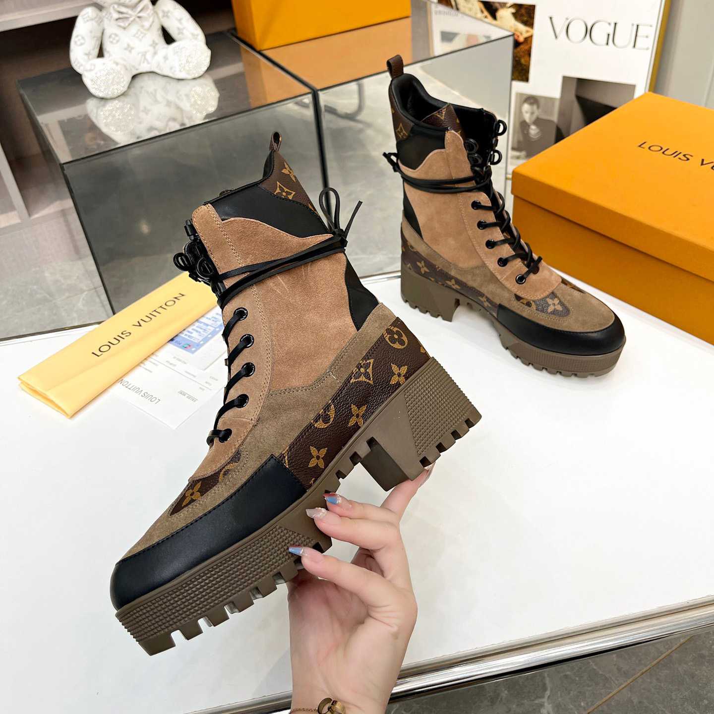 Louis Vuitton Laureate Desert Boots  - DopestKickz