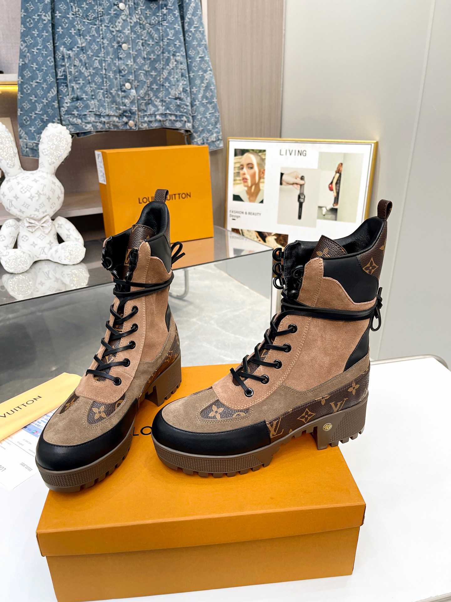 Louis Vuitton Laureate Desert Boots  - DopestKickz