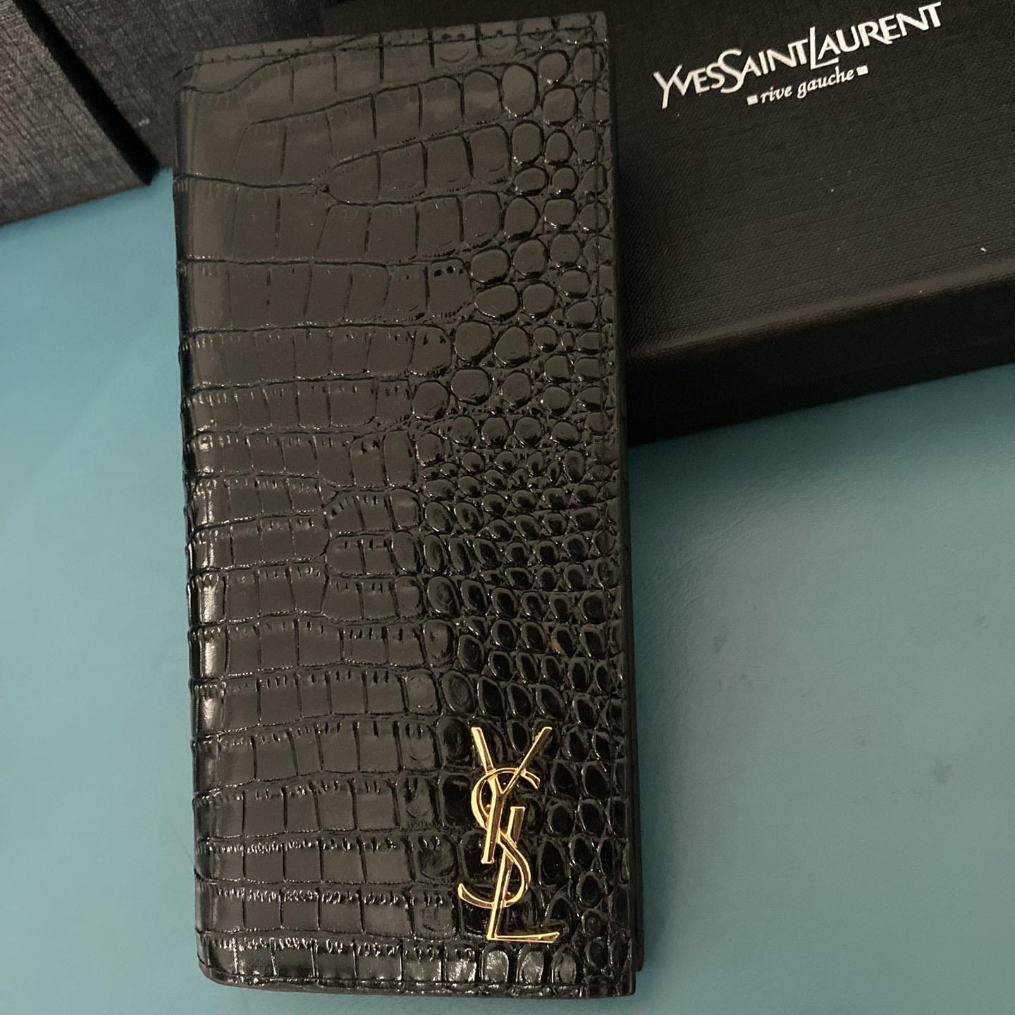 Saint Laurent Monogram Embossed Pouch  (18-12-2.5cm) - DopestKickz