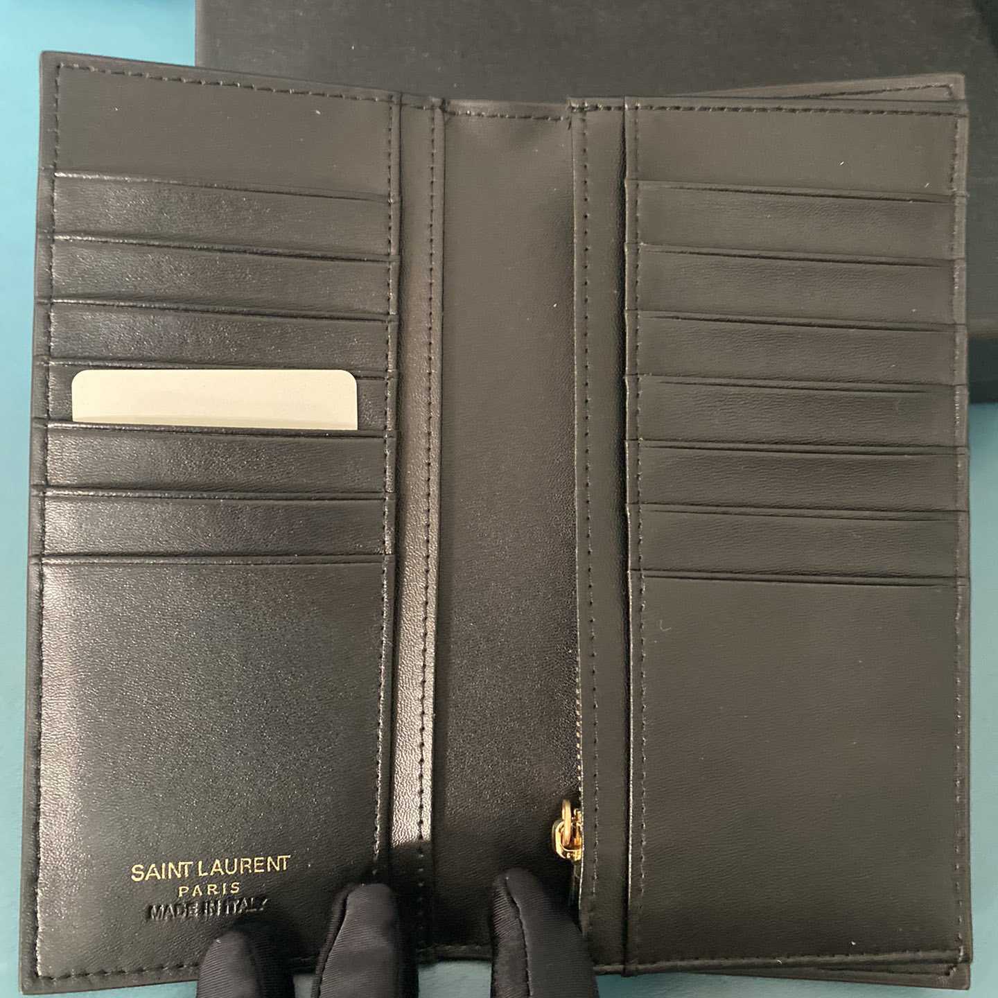 Saint Laurent Monogram Embossed Pouch  (18-12-2.5cm) - DopestKickz